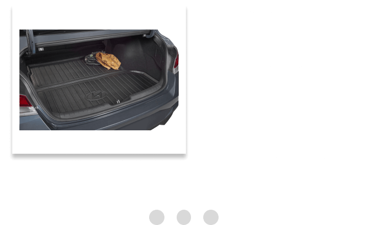 All Weather Cargo Tray. Keeps hockey bags from sliding around and skates from damaging your trunk’s upholstery. | Trunk Lip Protector. Protect your rear bumper from scuffs and scrapes when loading and unloading hockey equipment. | Multimedia Device Holder. Keep kids entertained on those long drives out of town to tournaments with their favourite shows.