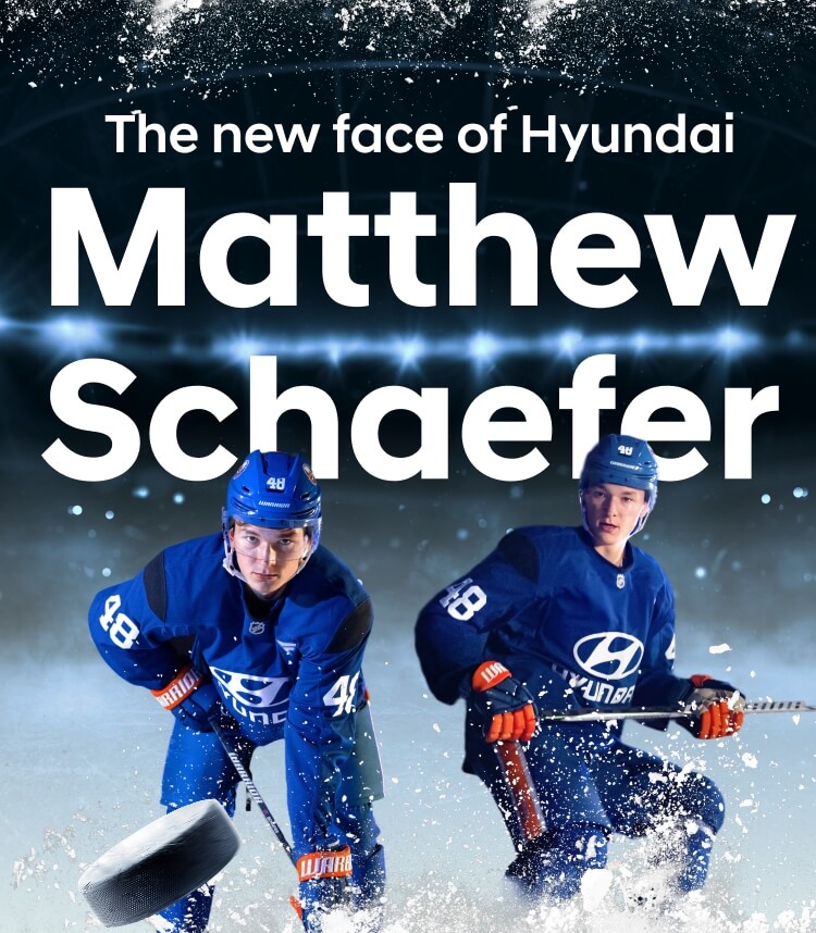 The new face of Hyundai: Matthew Schaefer